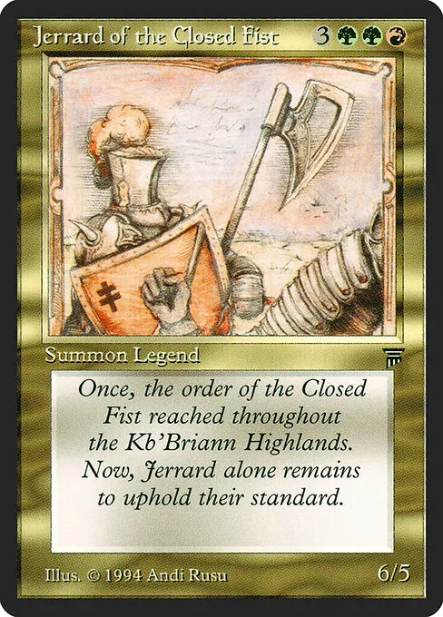 Jerrard of the Closed Fist 235/310