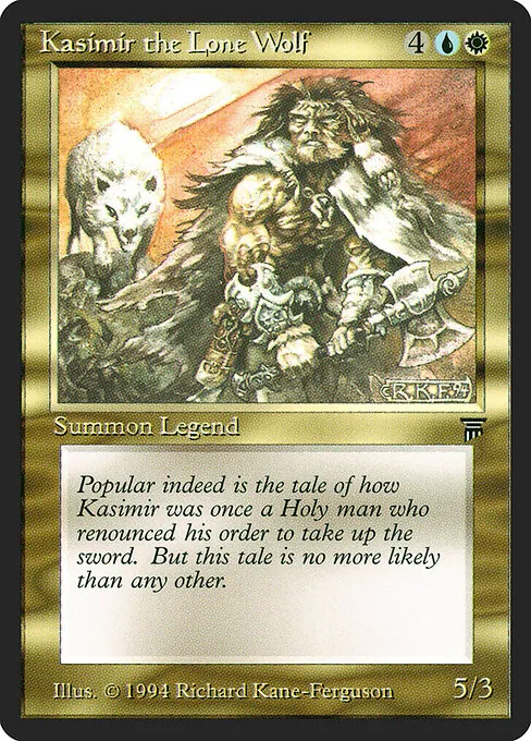 Kasimir the Lone Wolf 237/310