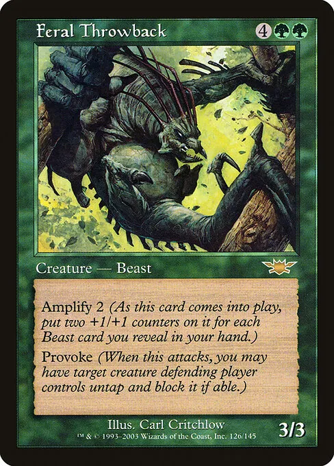 Feral Throwback 126/145