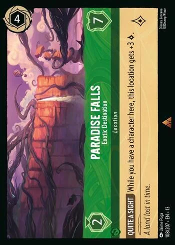Paradise Falls, Exotic Destination 108/207