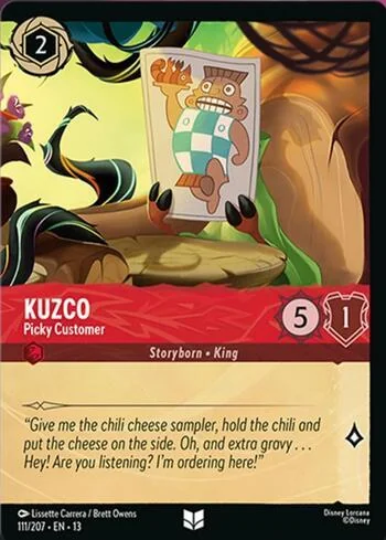 Kuzco, Picky Customer 111/207