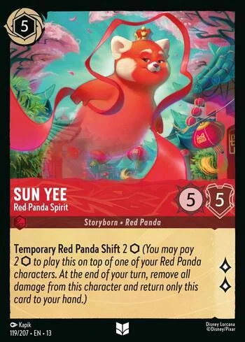 Sun Yee, Red Panda Spirit 119/207