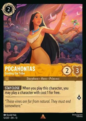 Pocahontas, Guiding the Tribe 12/207
