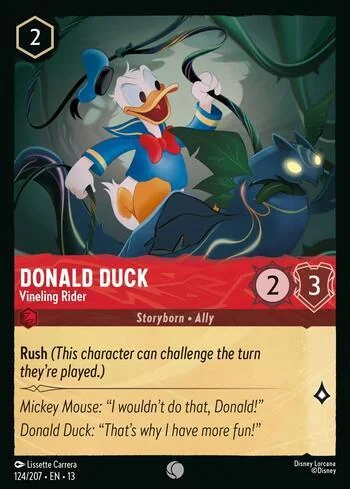Donald Duck, Vineling Rider 124/207