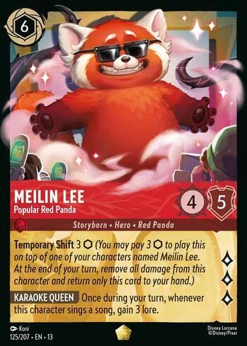 Meilin Lee, Popular Red Panda 125/207
