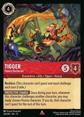 Tigger, Hunny Barbarian 126/207