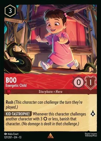 Boo, Energetic Child 127/207