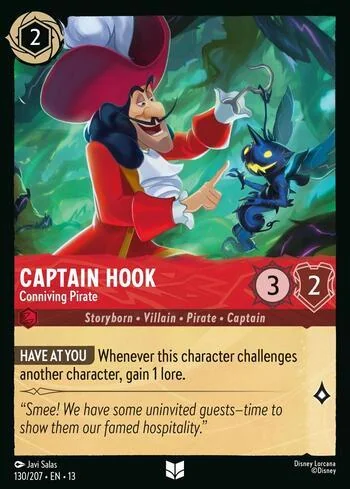 Captain Hook, Conniving Pirate 130/207