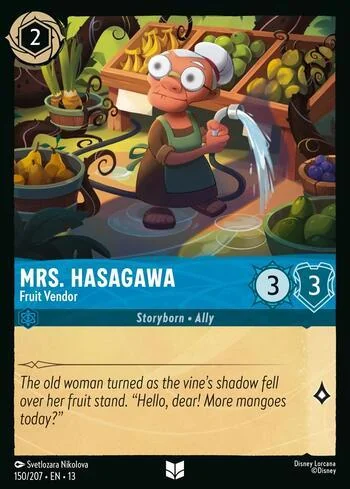 Mrs. Hasagawa, Fruit Vendor 150/207
