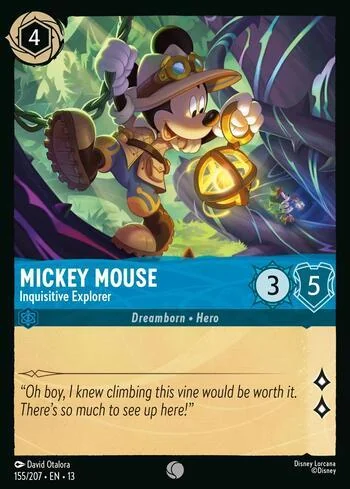 Mickey Mouse, Inquisitive Explorer 155/207