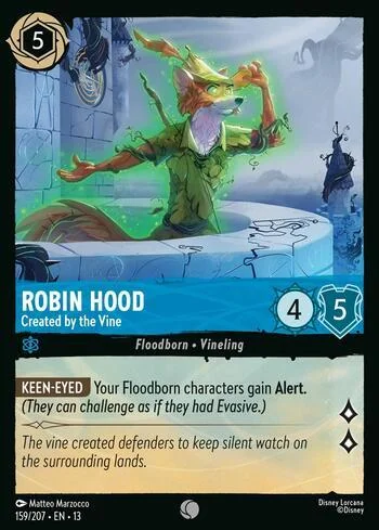 Robin Hood, Created by the Vine 159/207