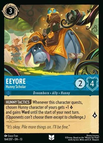 Eeyore, Hunny Scholar 164/207