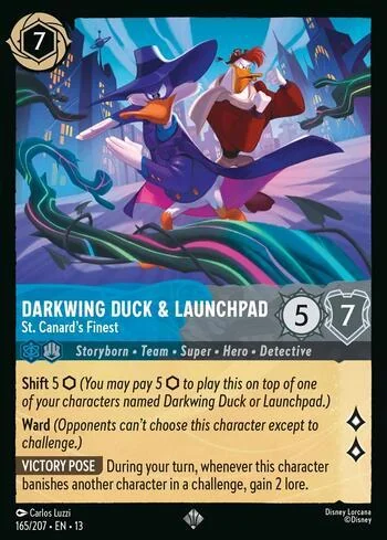 Darkwing Duck & Launchpad, St. Canard's Finest 165/207