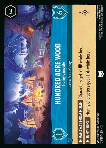 Hundred Acre Wood, Hunny Campsite 175/207