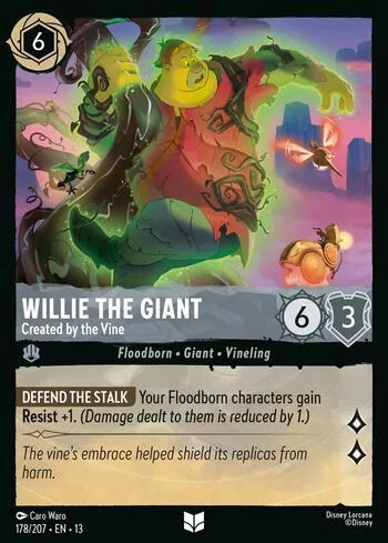 Willie the Giant, Created by the Vine 178/207