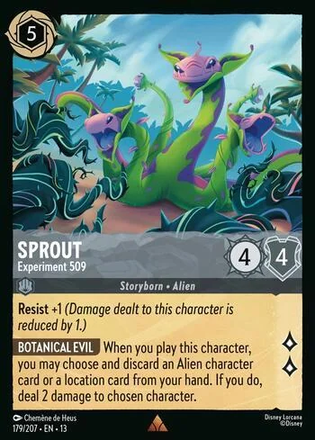 Sprout, Experiment 509 179/207