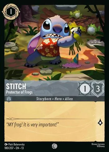 Stitch, Protector of Frogs 180/207