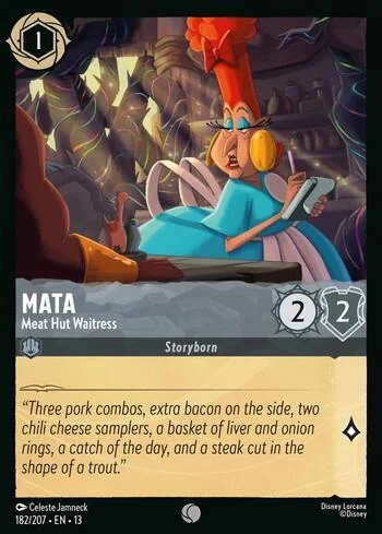 Mata, Meat Hut Waitress 182/207