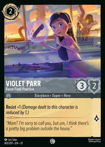 Violet Parr, Force Field Practice 183/207