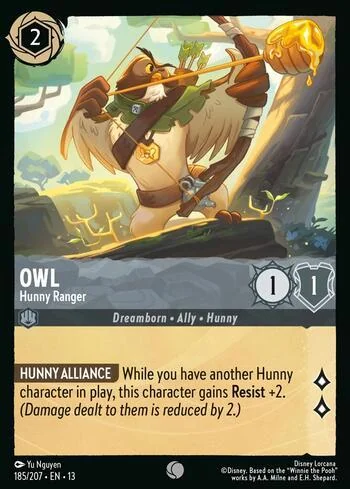 Owl, Hunny Ranger 185/207