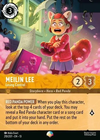 Meilin Lee, Losing Control 210/207