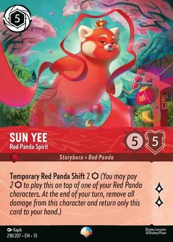 Sun Yee, Red Panda Spirit 218/207