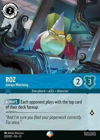 Roz, Always Watching 221/207