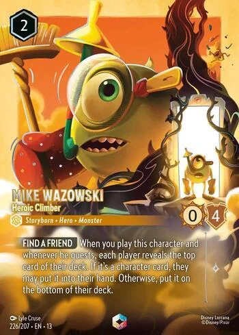 Mike Wazowski, Heroic Climber 226/207