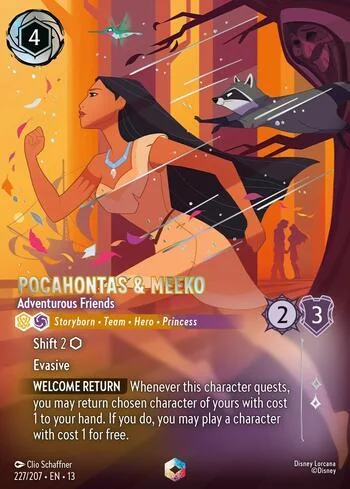 Pocahontas & Meeko, Adventurous Friends 227/207