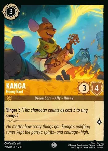 Kanga, Hunny Bard 23/207
