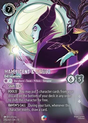 Maleficent & Diablo, Evil Incarnate 235/207