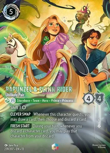 Rapunzel & Flynn Rider, Unlikely Pair 239/207