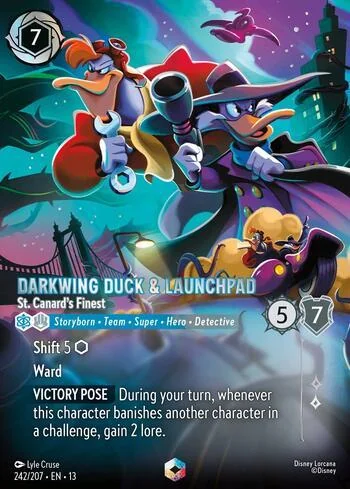 Darkwing Duck & Launchpad, St. Canard's Finest 242/207