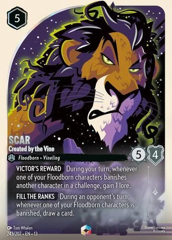 Scar, Created by the Vine 243/207