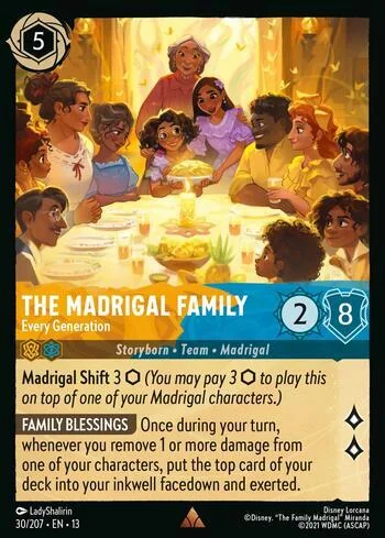 The Madrigal Family, Every Generation 30/207