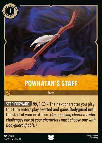 Powhatan's Staff 36/207