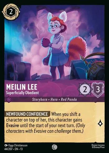 Meilin Lee, Superficially Obedient 44/207