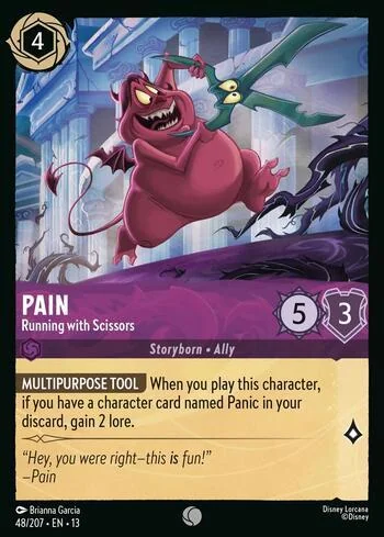 Pain, Running with Scissors 48/207