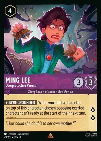 Ming Lee, Overprotective Parent 49/207