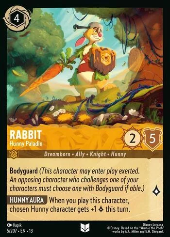 Rabbit, Hunny Paladin 5/207