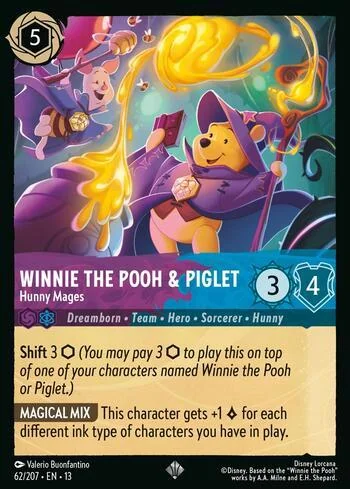 Winnie the Pooh & Piglet, Hunny Mages 62/207