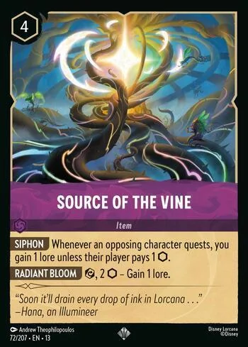 Source of the Vine 72/207