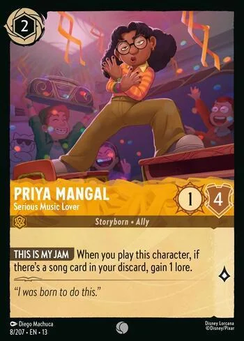 Priya Mangal, Serious Music Lover 8/207
