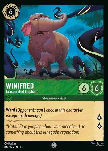 Winifred, Exasperated Elephant 84/207