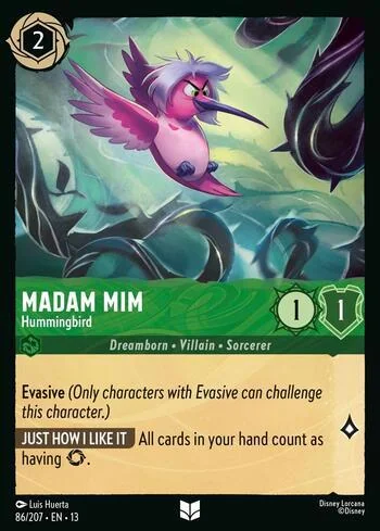 Madam Mim, Hummingbird 86/207