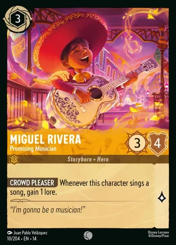 Miguel Rivera, Promising Musician 10/204