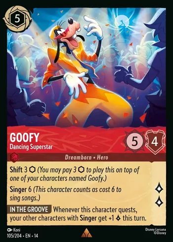 Goofy, Dancing Superstar 105/204