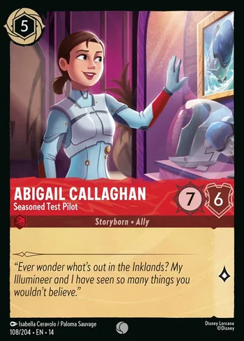 Abigail Callaghan, Seasoned Test Pilot 108/204