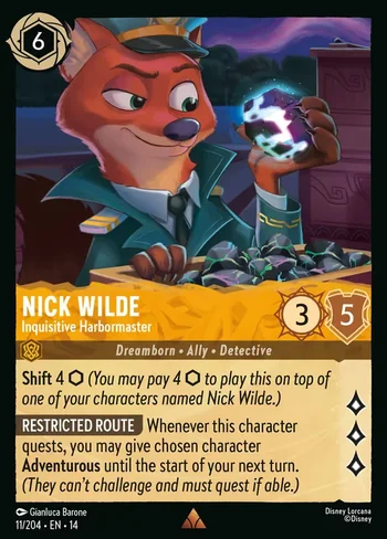 Nick Wilde, Inquisitive Harbormaster 11/204