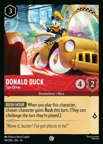 Donald Duck, Taxi Driver 110/204